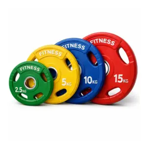 American Barbell Urethane Olympic Weight Plate — Color Coded