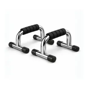 Ultimate Body Press Dip Bar and Push-Up Stand — Floor Mounted