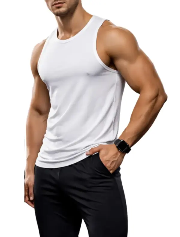 Quick-Dry Compression Tank Top – Athletic Muscle Fit Shirt