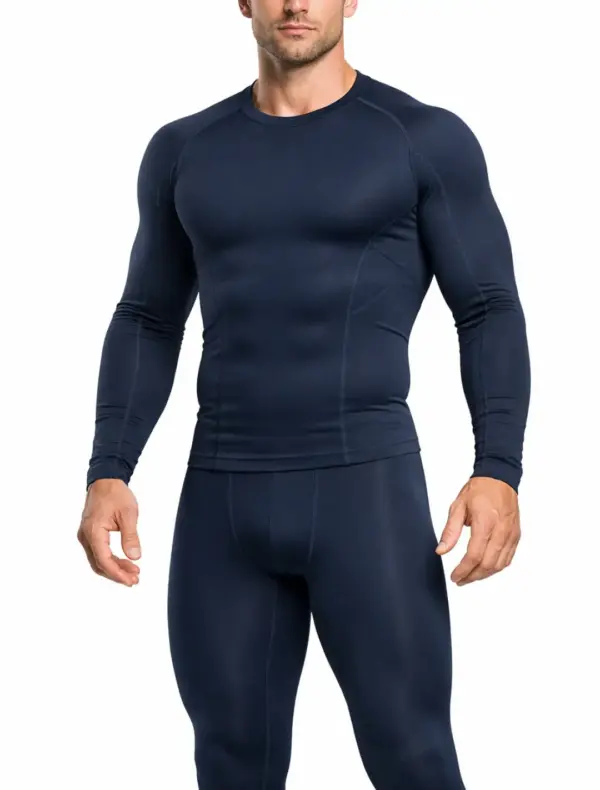 Long Sleeve Compression Base Layer – Thermal Gym Wear